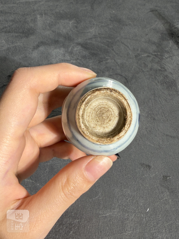 清早期青花花卉纹小瓶一组两件 - 图15